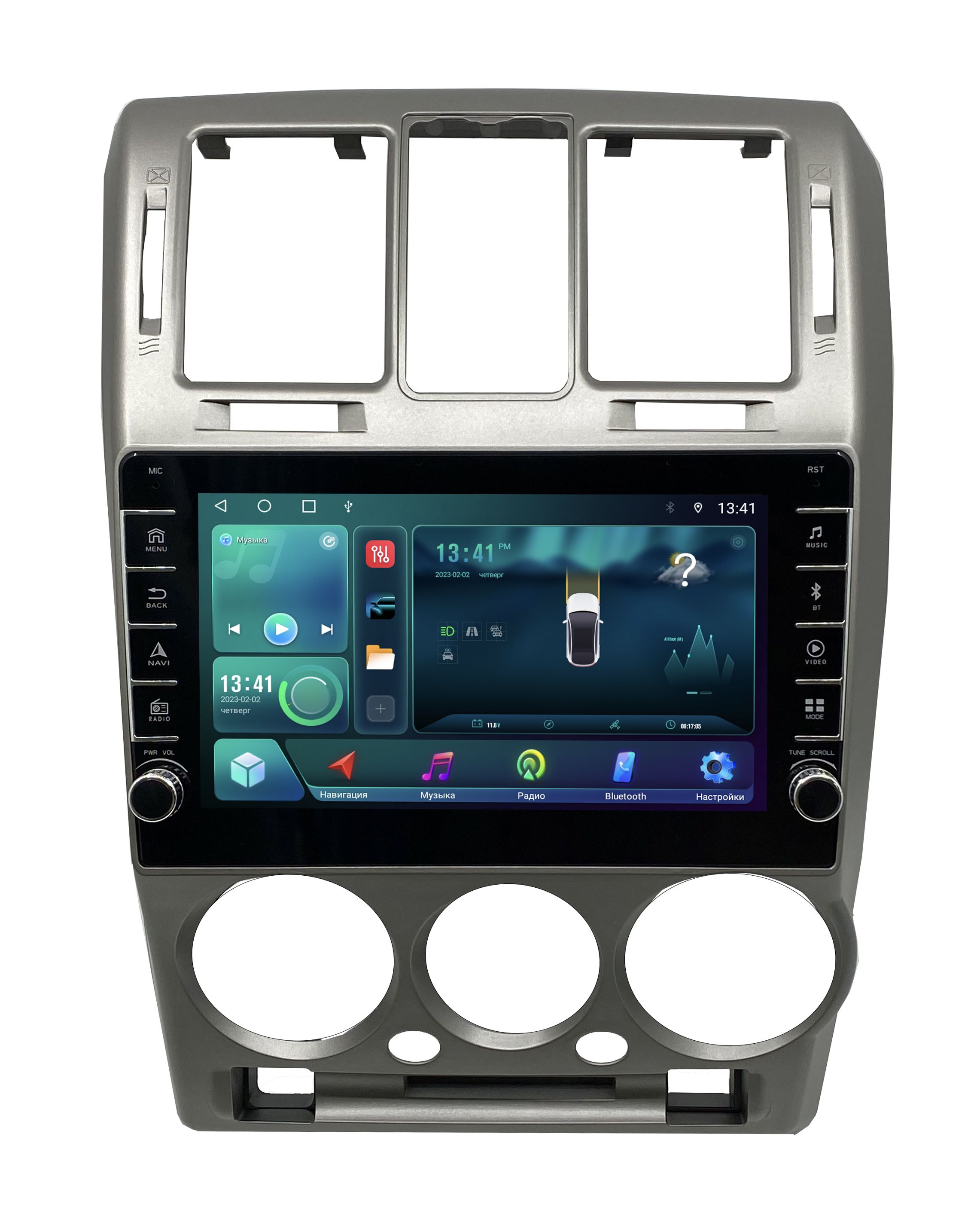 Штатная магнитола ANDROID Hyundai Getz 2002-2011 Версия 2 Android 12 232 GB с крутил 2112100₽