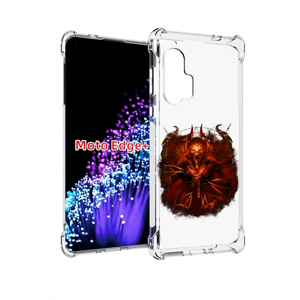 

Чехол MyPads яркий демон для Motorola Edge+ Plus, Прозрачный, Tocco