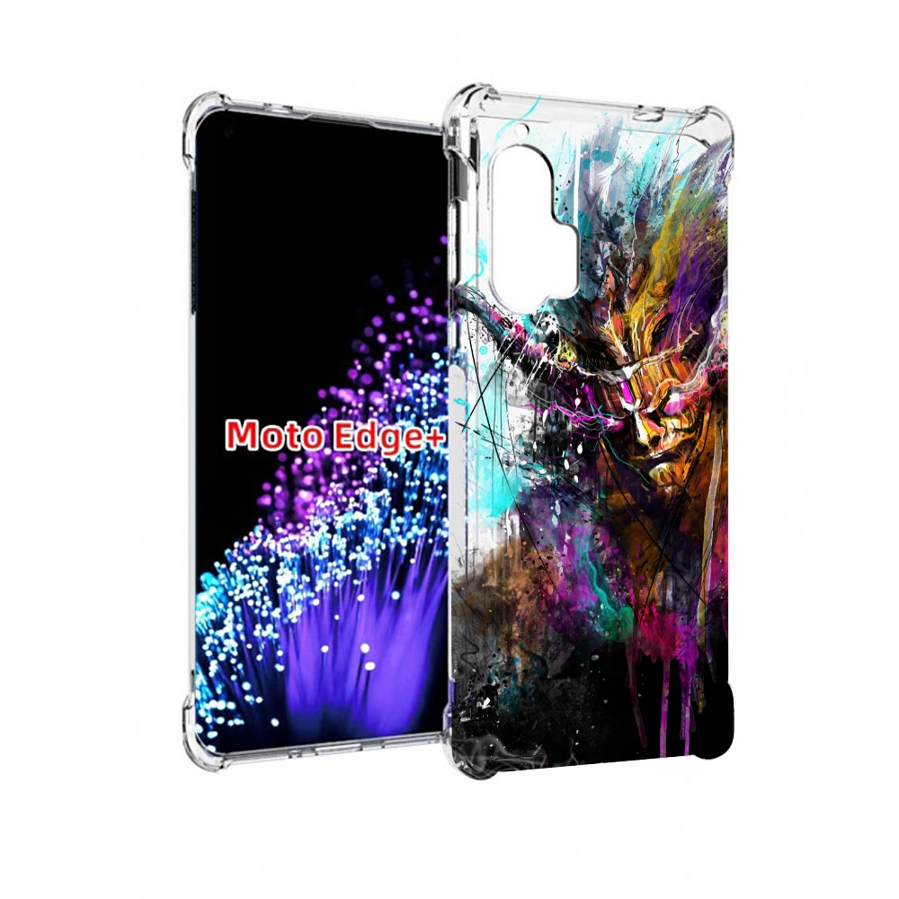 

Чехол MyPads яркий дьявол для Motorola Edge+ Plus, Прозрачный, Tocco