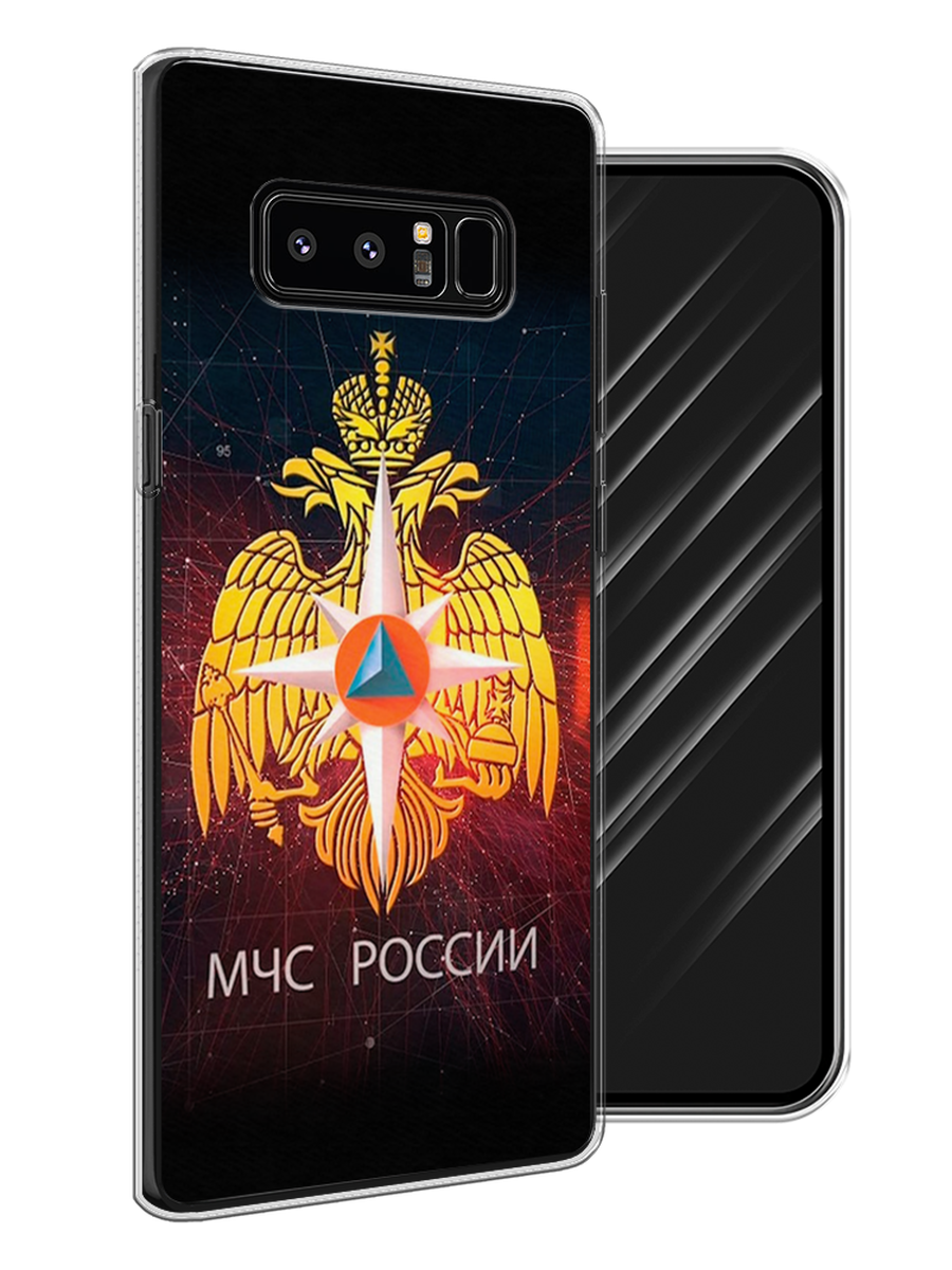 

Чехол Awog на Samsung Galaxy Note 8 "МЧС России", Черный;желтый;красный, 25250-5