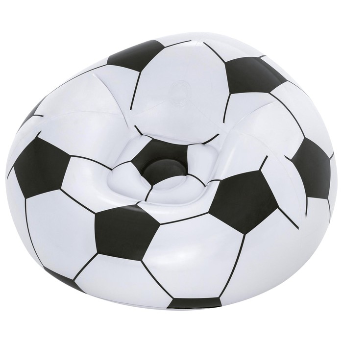 фото Кресло надувное «футбольный мяч» размер 114х112х71 см, от 6-ти лет (75010) , bestway