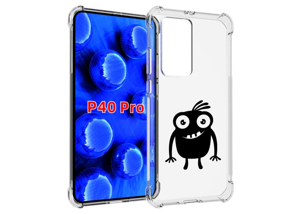 

Чехол MyPads Масяня для Huawei P40 Pro противоударный, Прозрачный, Tocco