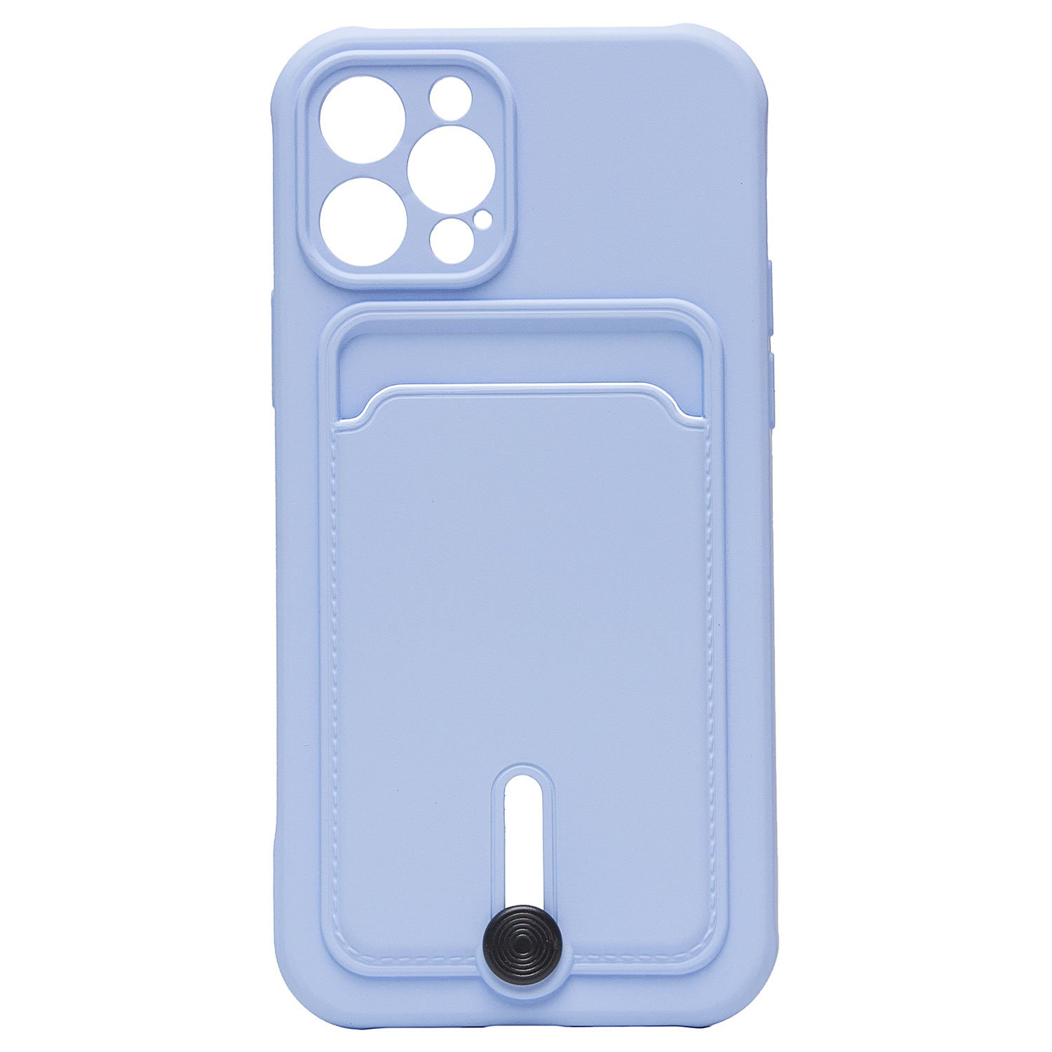 Чехол накладка SC304 BaseMarket для Apple iPhone 12 Pro (фиолетовый)