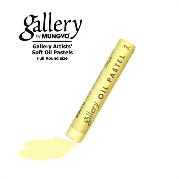 

MUNGYO Пастель масляная мягкая круглая GALLERY Artists` Soft Oil, 243 Желтый бледный