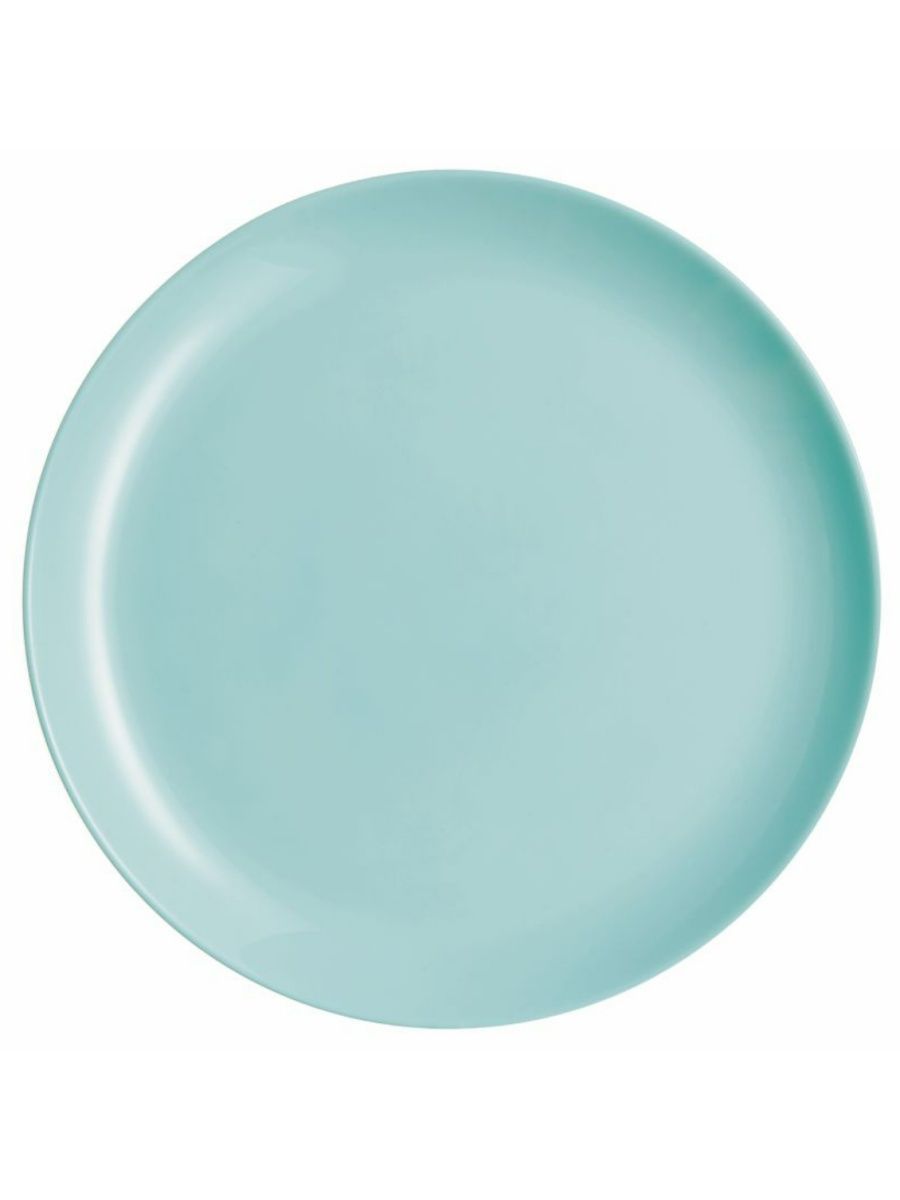 

Тарелка обеденная стеклянная Diwali Light turquoise 27 см