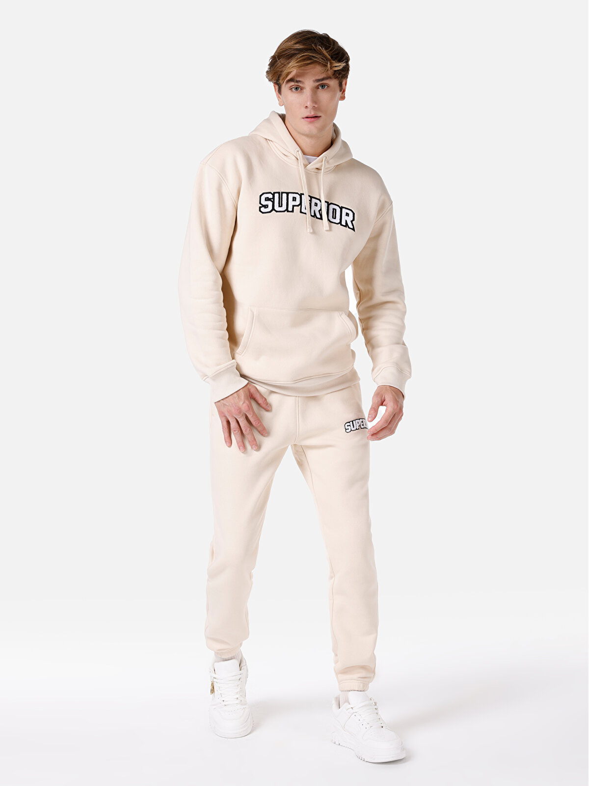 

Спортивные брюки мужские Colin's CL1066839 бежевые 2XL, Бежевый, CL1066839
