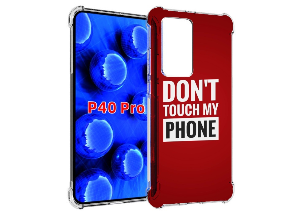 

Чехол MyPads Мой-телефон для Huawei P40 Pro противоударный, Прозрачный, Tocco