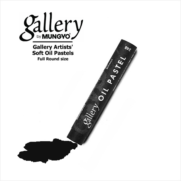 

MUNGYO Пастель масляная мягкая круглая GALLERY Artists` Soft Oil, 248 Черный