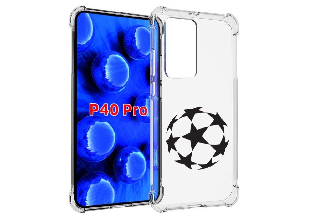 

Чехол MyPads Мячик для Huawei P40 Pro противоударный, Прозрачный, Tocco
