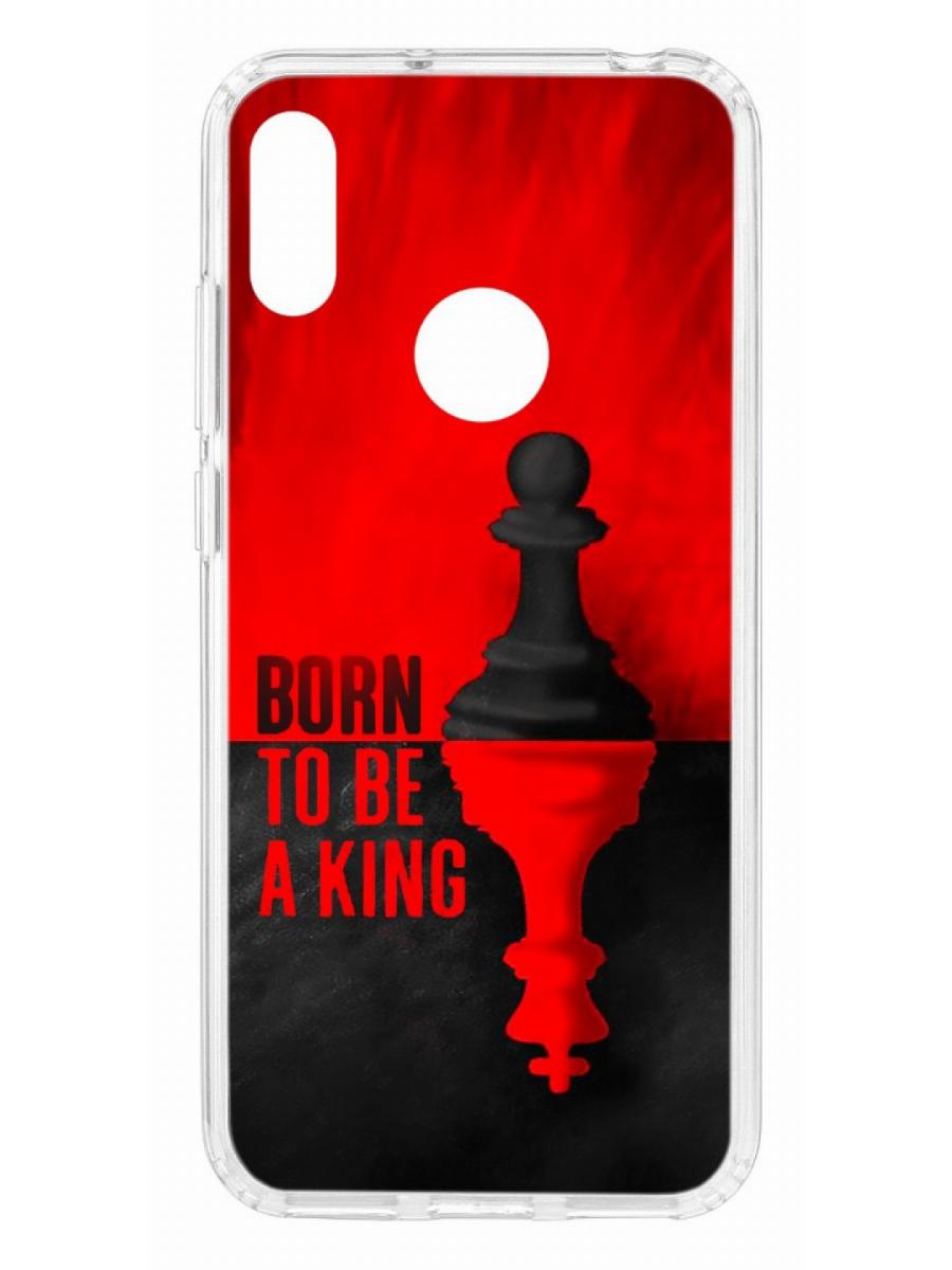 фото Чехол для huawei y6 2019 kruche print born to be a king кruче