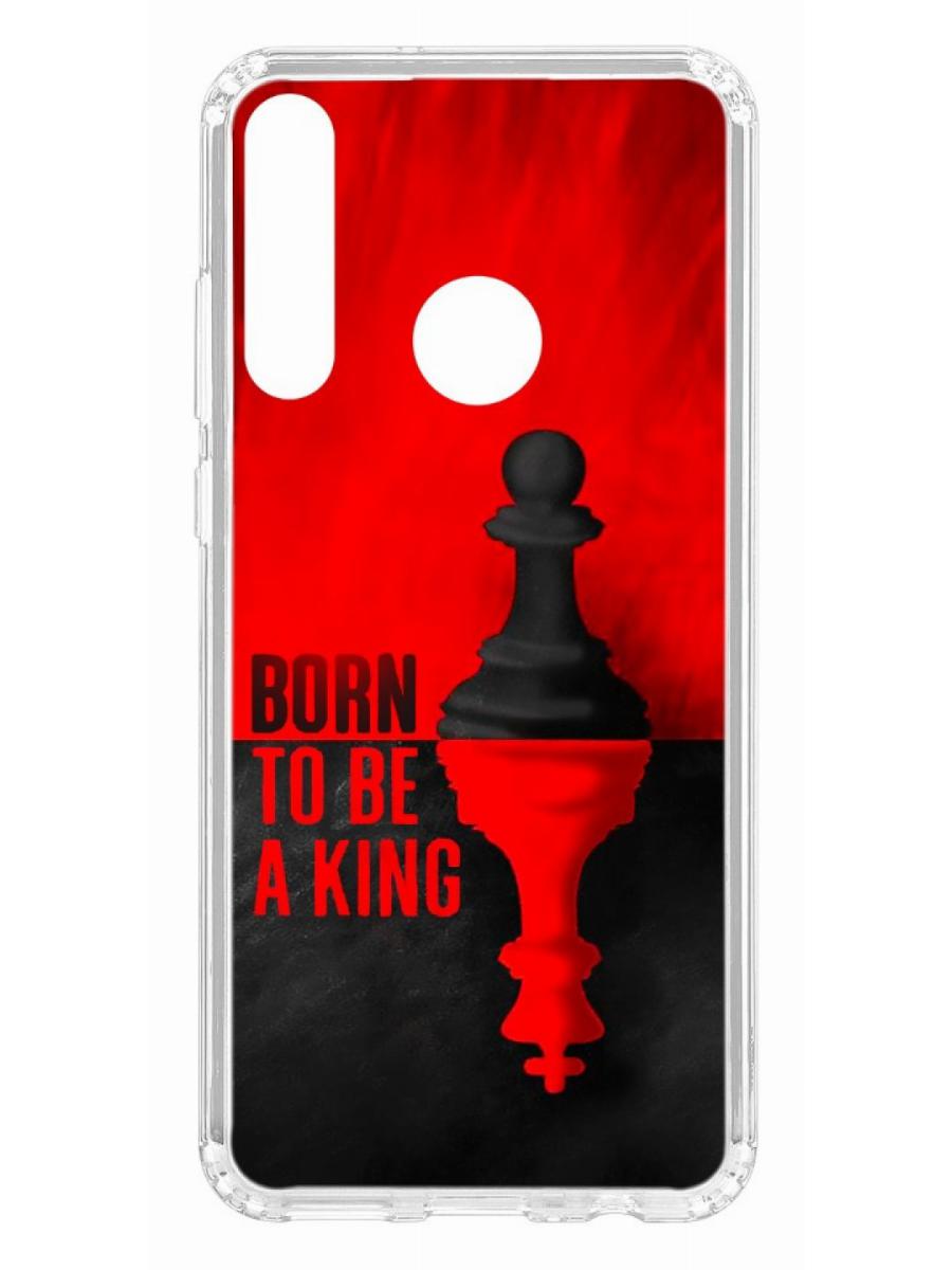 фото Чехол для huawei y6p 2020 kruche print born to be a king кruче