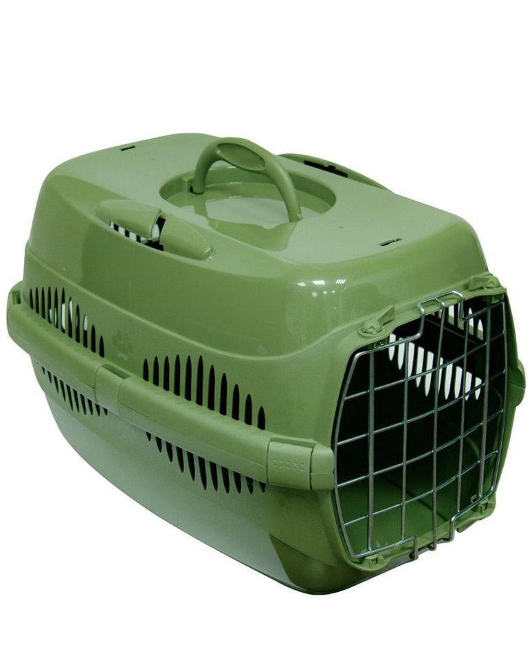 фото Сумка-переноска для кошек и собак зооник спутник-zoom зеленый 32x49x33см