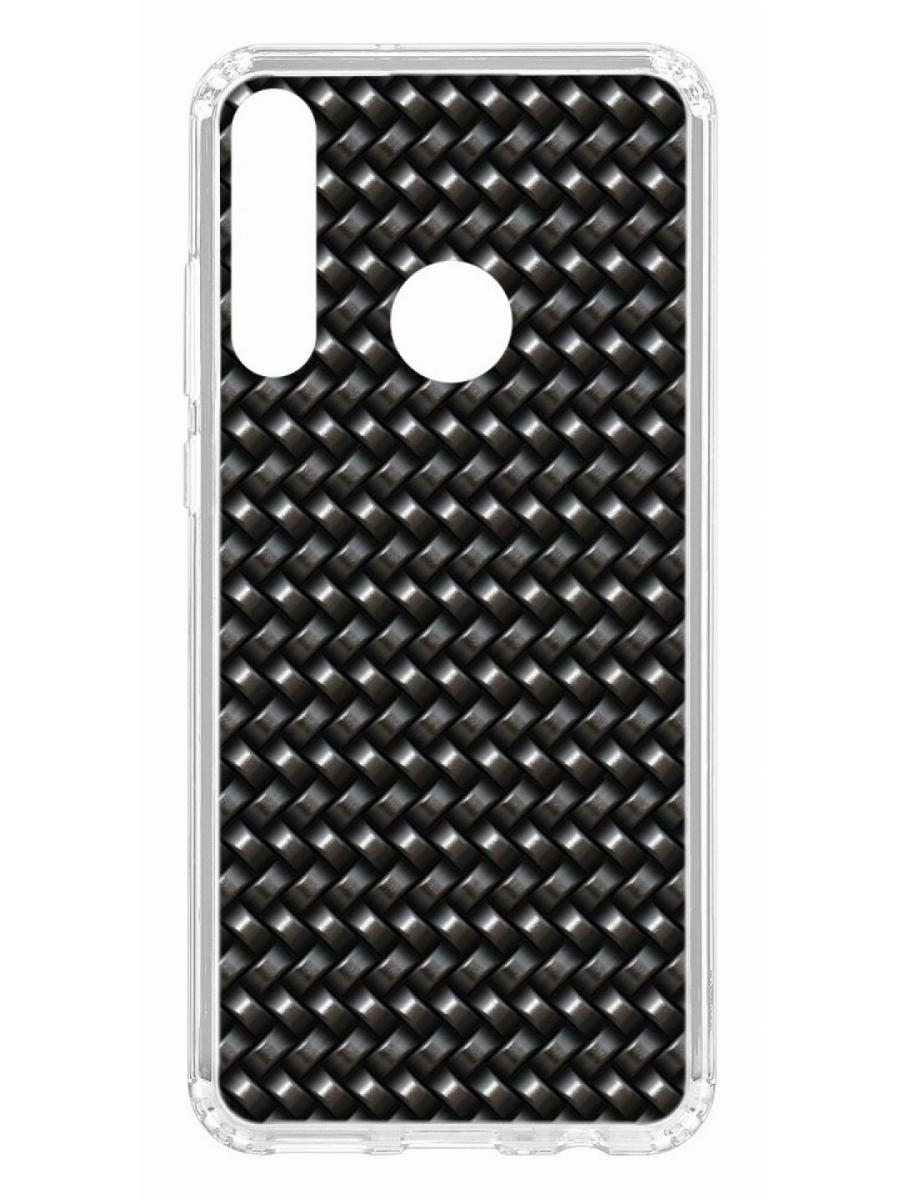 Чехол для Huawei Y6p 2020 Kruche Print Карбон