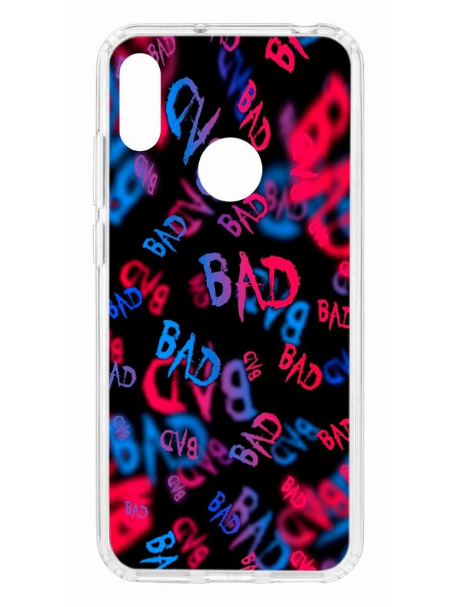 фото Чехол для huawei y6 2019 kruche print bad кruче