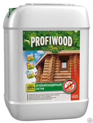 

Огнебиозащита PROFIWOOD 1гр. огнезащиты ББ-11 концентрированный 5кг.розовый цвет