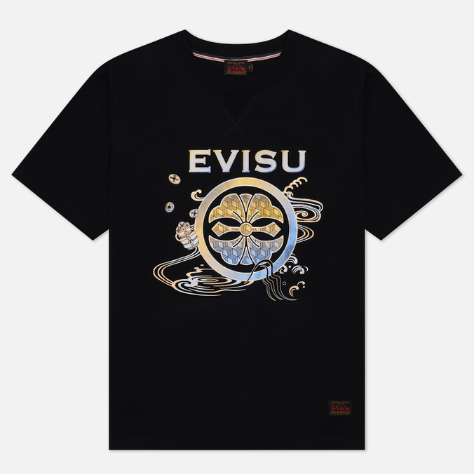 

Футболка мужская Evisu 2EAHTM2TS523XXCT-BLKX черная S, 2EAHTM2TS523XXCT-BLKX