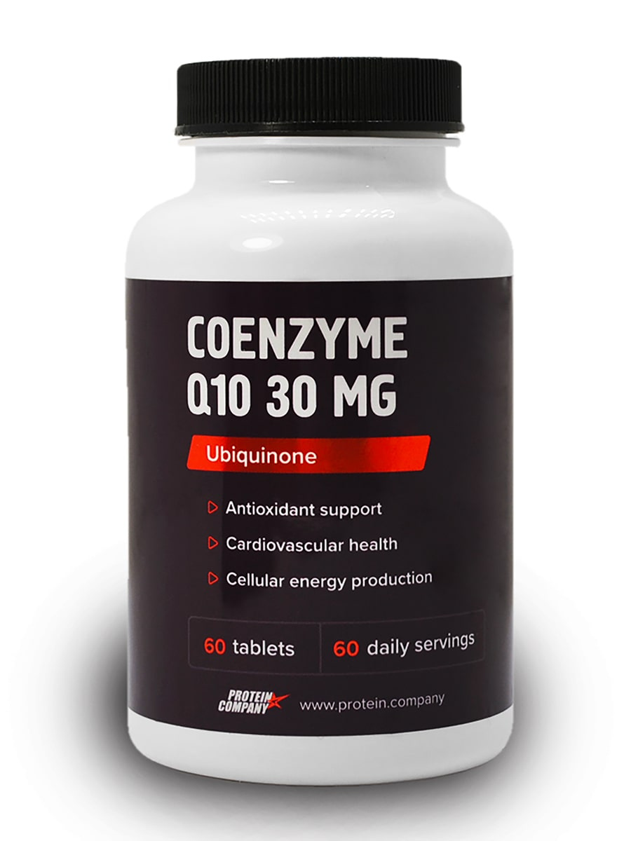 фото Coenzyme q10 30 mg / коэнзим q10 / таблетки / 60 порций / 60 таблеток protein.company