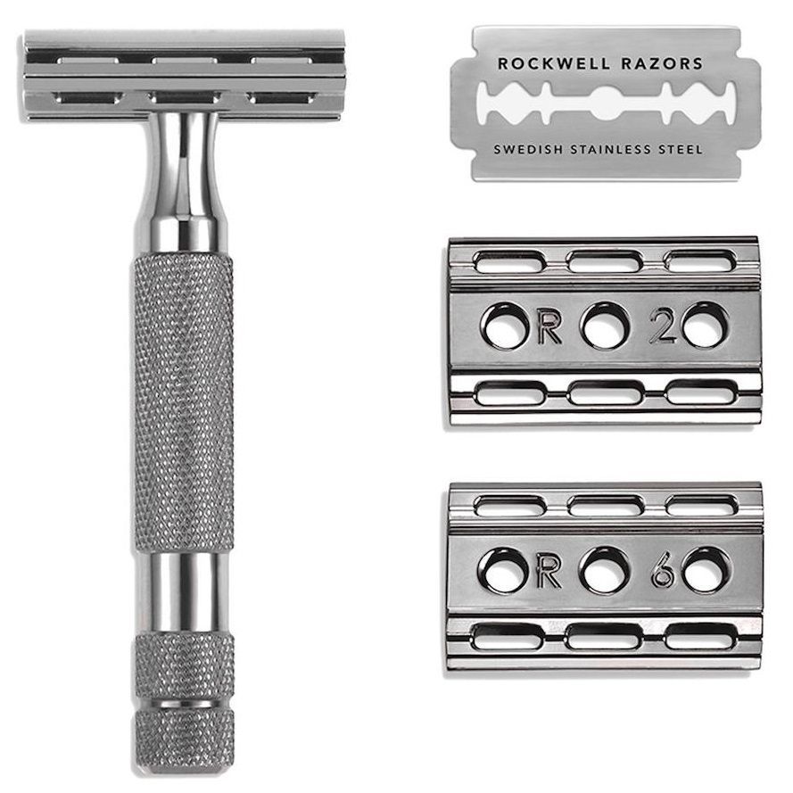 Т-образная бритва Rockwell 6C Gunmetal Темный хром т образная бритва rockwell razors model t темный хром