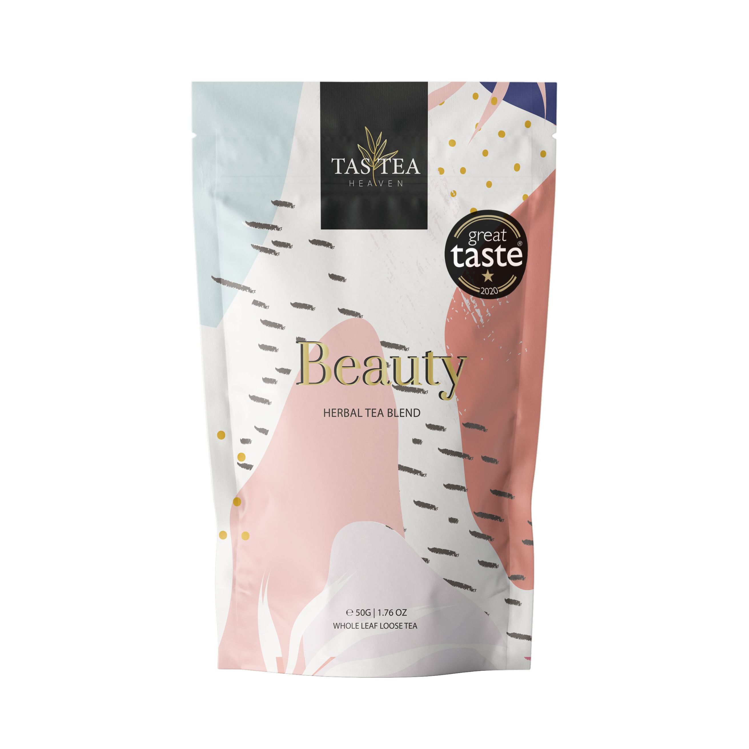 

Органический травяной чай Tastea Heaven Красивая кожа, очищающий (Beauty), 50 гр