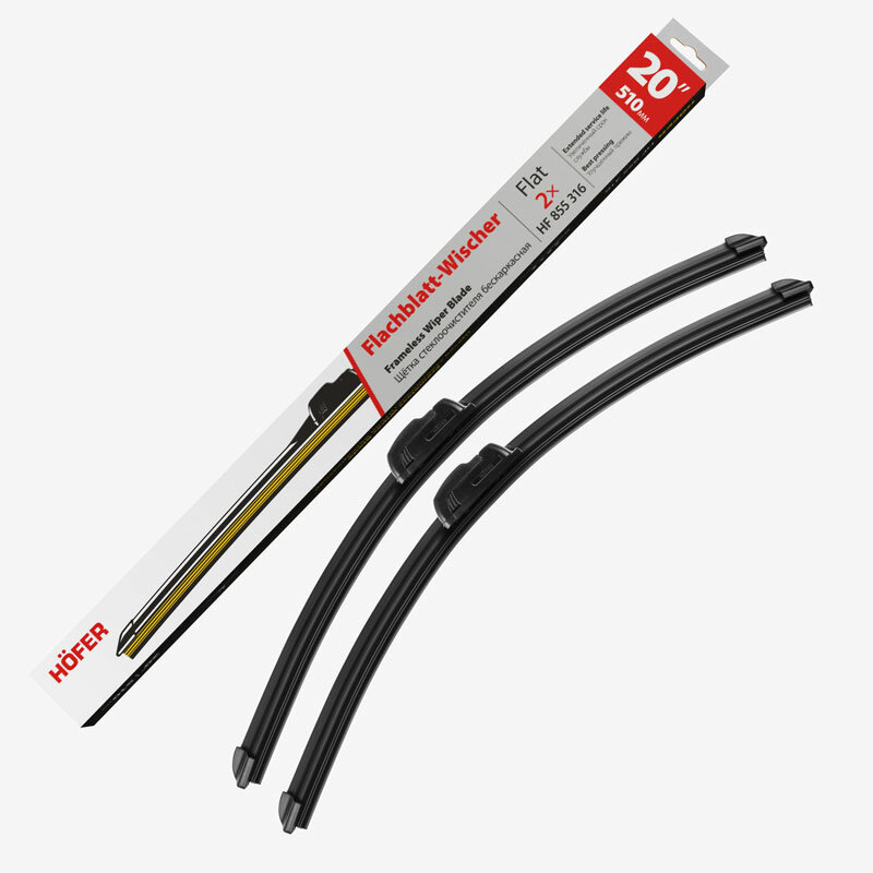 

К-т дворников щеток стеклоочистителя HOFER бескаркасные FORD Scorpio 02.92-12.98, FORD Scorpio 02.92-12.98