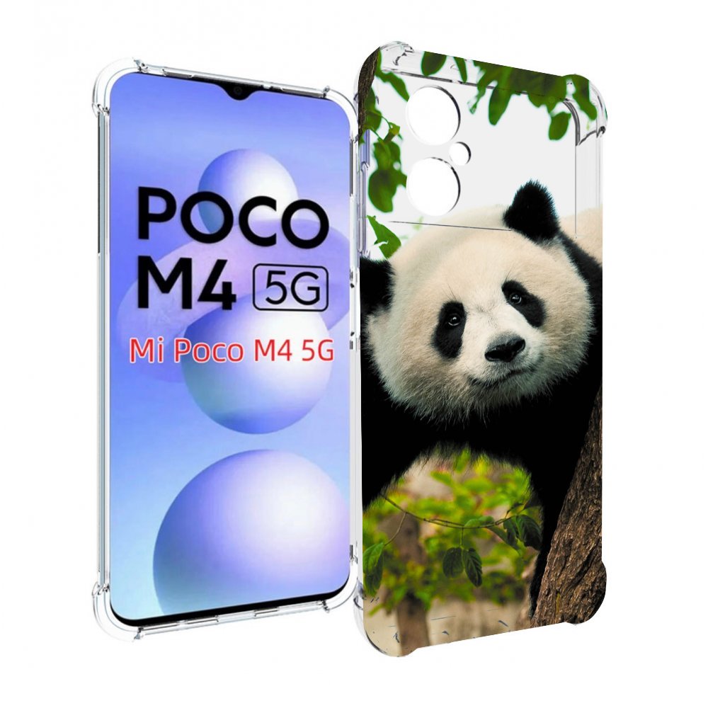 

Чехол MyPads Панда-на-дереве для Xiaomi Poco M4 5G, Прозрачный, Tocco