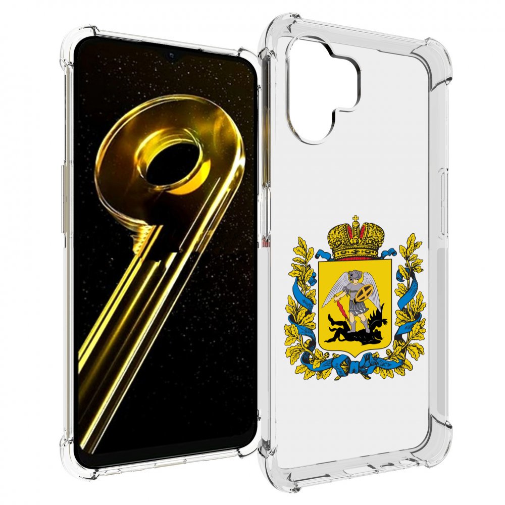 

Чехол бампер MyPads герб-архангельскрои-области для Realme 10 5..., Прозрачный, Tocco