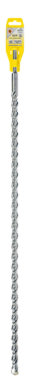 

Бур усиленный SDS+ 20х740/800 Энкор 10979, Бур SDS+ ф20х740/800 усиленный