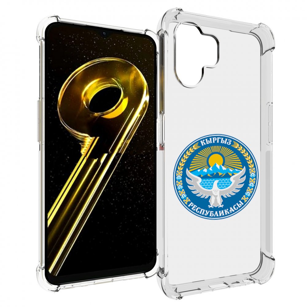 

Чехол бампер MyPads герб-киргизия для Realme 10 5G противоударный, Прозрачный, Tocco