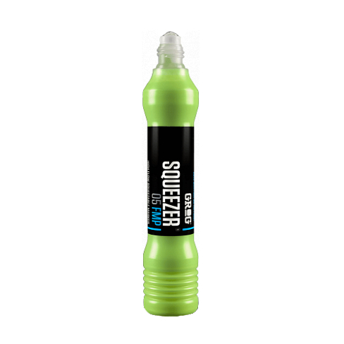

Маркер Grog Squeezer paint 5 мм для граффити и дизайна Зеленый лазерный, Squeezer paint 5 мм