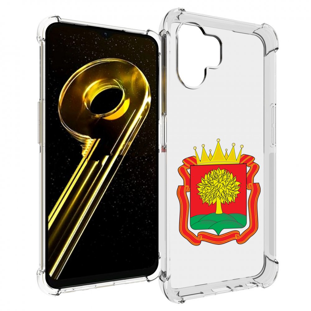 

Чехол бампер MyPads герб-липецкая-область для Realme 10 5G проти..., Прозрачный, Tocco