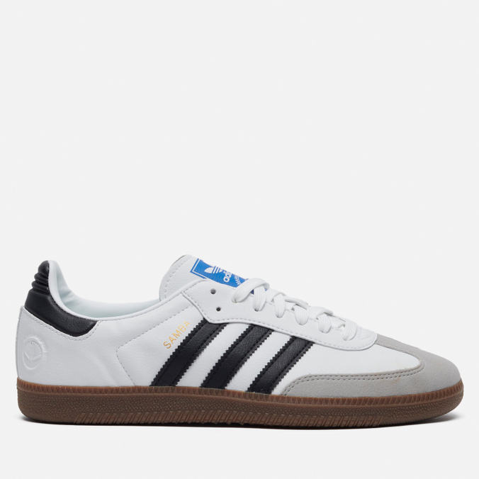 

Кроссовки унисекс Adidas Originals Samba Vegan белые 38 EU, Samba Vegan