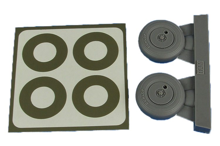 

Набор дополнений Aires 1/32 Spitfire Mk IX wheels covered paint masks 2237