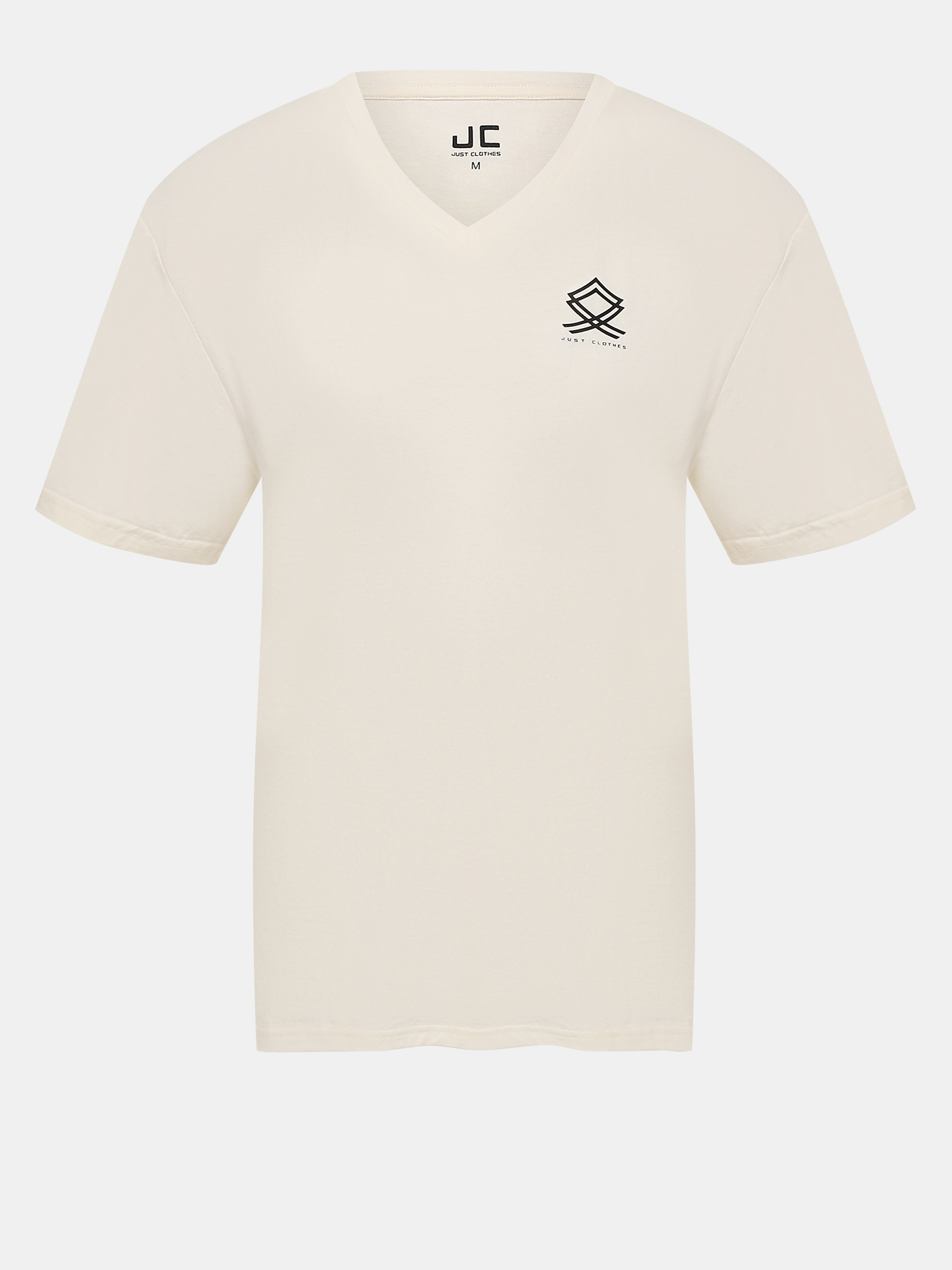 

Футболка мужская Just Clothes 000000448 белая 56 RU, Белый, 000000448