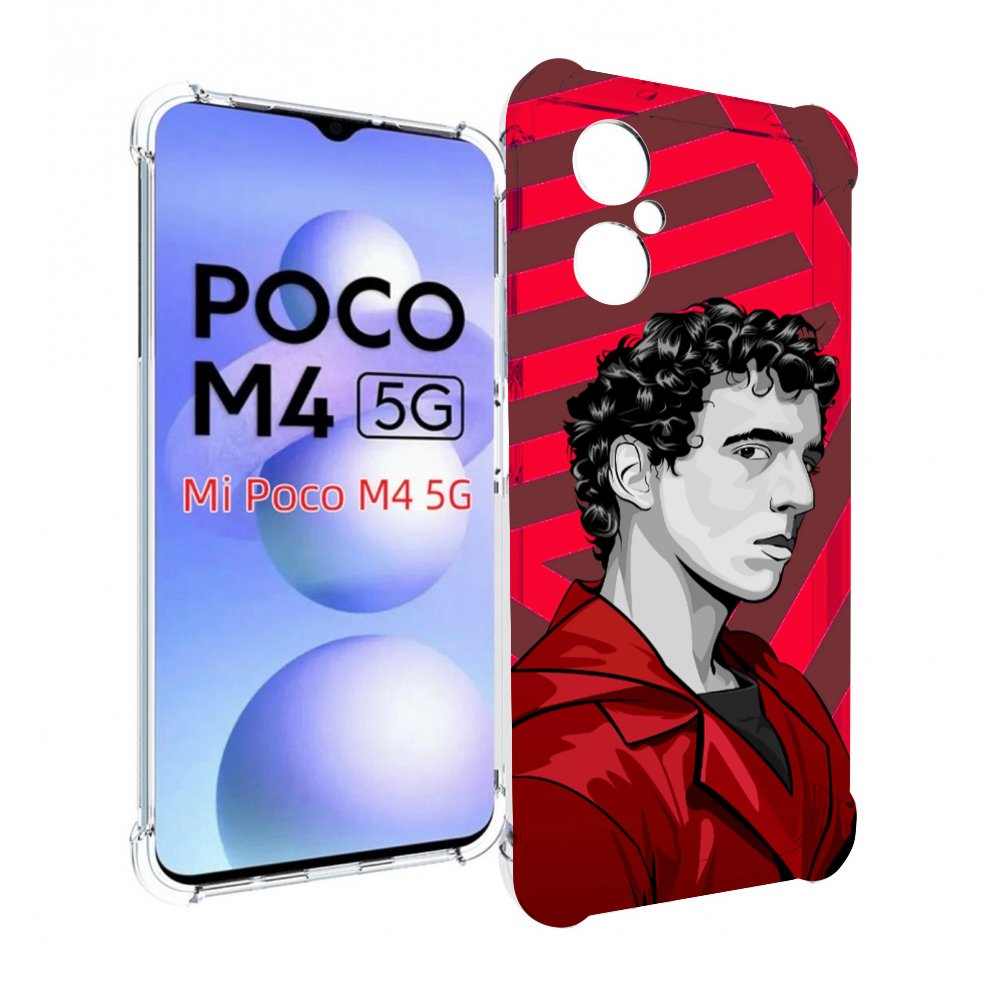 

Чехол MyPads Рио-бумажный-дом для Xiaomi Poco M4 5G, Прозрачный, Tocco