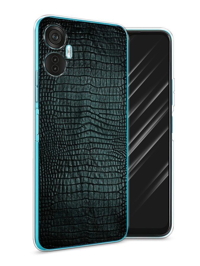 

Чехол Awog на Itel Vision 5 Plus "Черная змея", Черный;серый;голубой, 3201150-3
