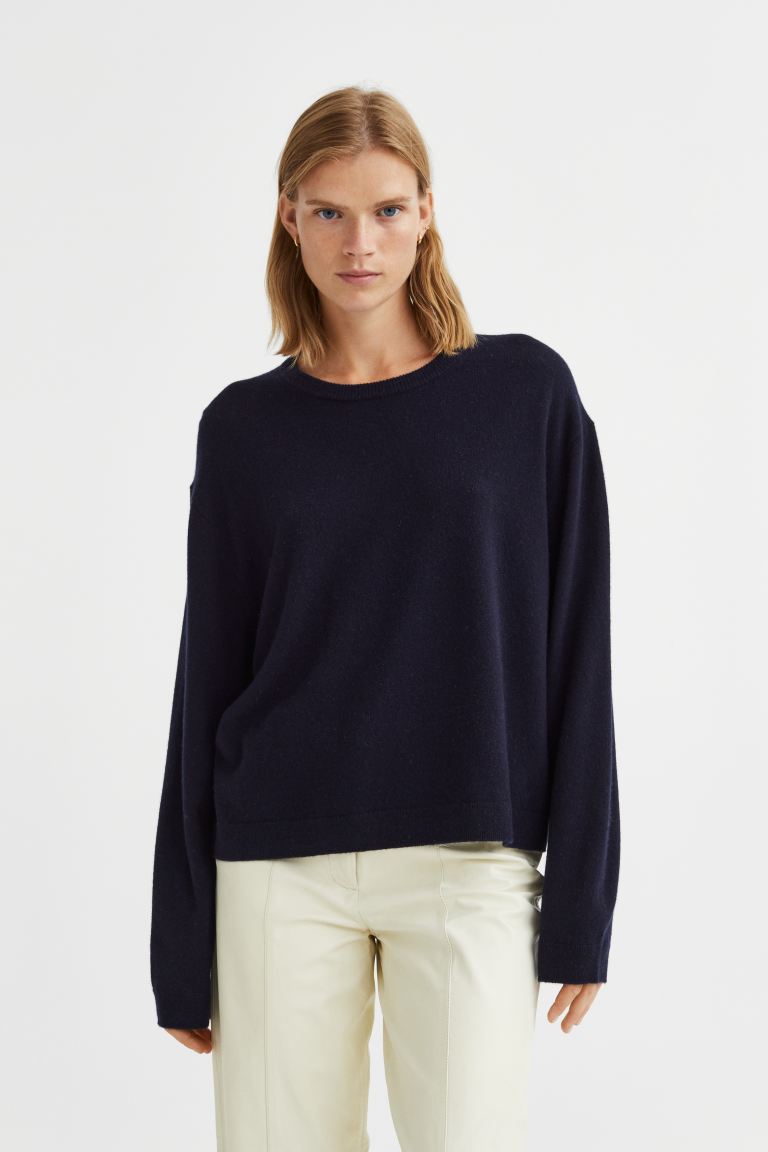 

Джемпер женский H&M 0951932019 синий L (доставка из-за рубежа), 0951932019