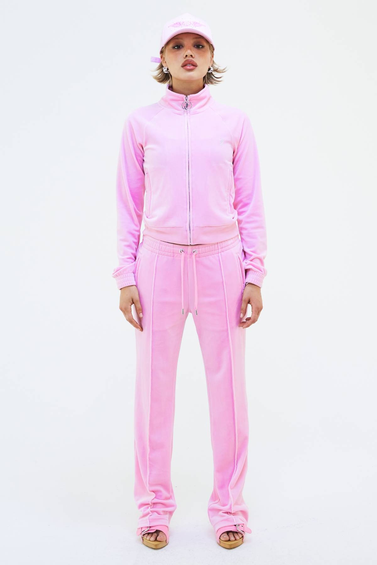 Спортивные брюки женские Juicy Couture JCAPW045 розовые L
