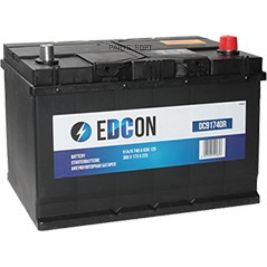 

EDCON DC91740R DC91740R_аккумуляторная батарея! 19.5/17.9 евро 91Ah 740A 306/173/225\ ()