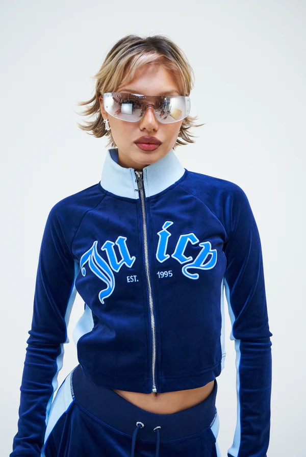 Толстовка женская Juicy Couture JCWAS23309 синяя XS