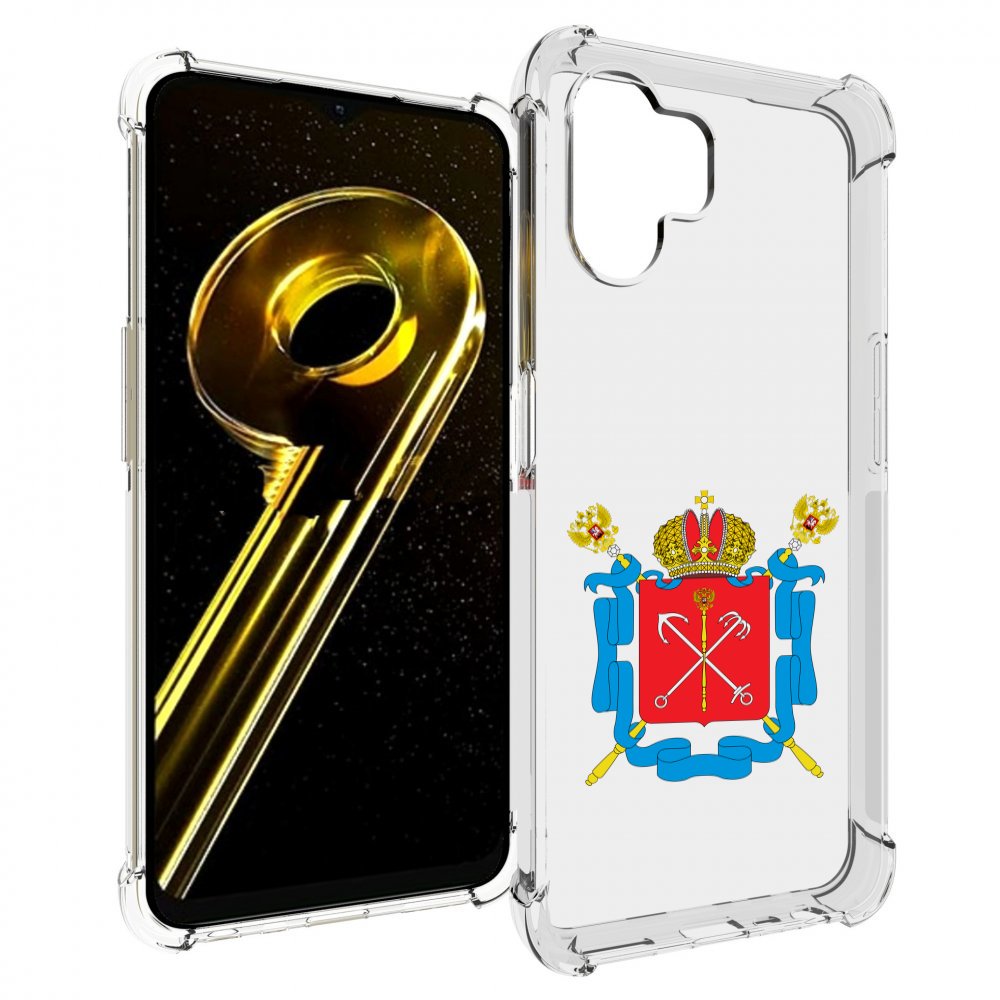 

Чехол бампер MyPads герб-санкт-петербург для Realme 10 5G против..., Прозрачный, Tocco