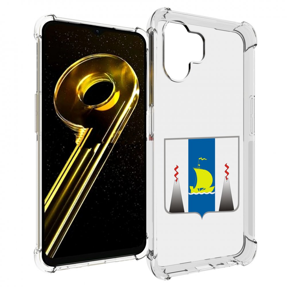 

Чехол бампер MyPads герб-сахалиснкои-области для Realme 10 5G п..., Прозрачный, Tocco