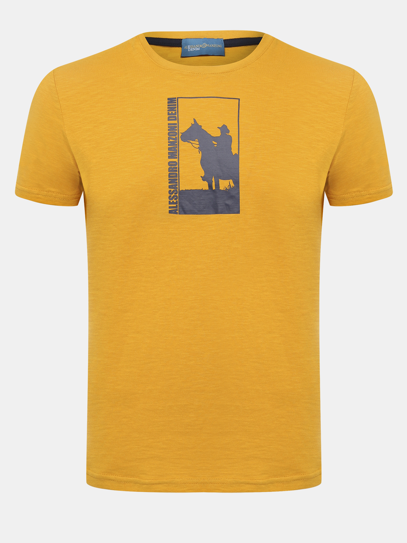 

Футболка мужская Alessandro Manzoni denim 000000931 желтая 54 RU, Желтый, 000000931