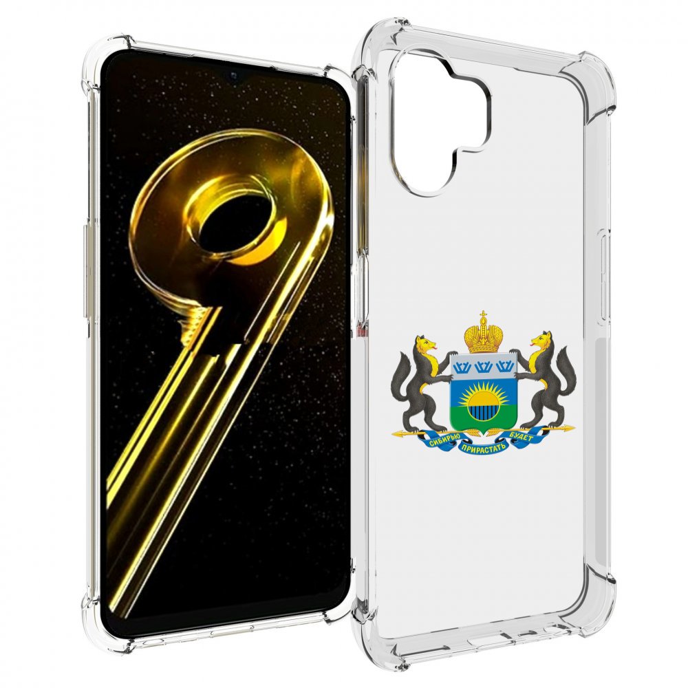 

Чехол бампер MyPads герб-тюменская-область для Realme 10 5G прот..., Прозрачный, Tocco