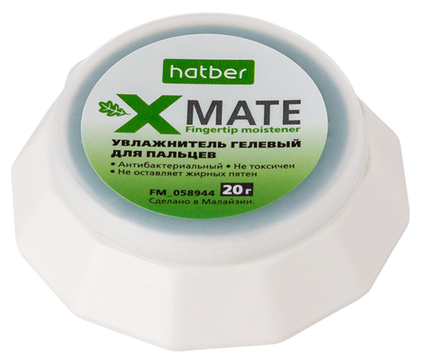 

Увлажнитель гелевый Hatber X-Mate FM_058944 для пальцев 20 г, Голубой