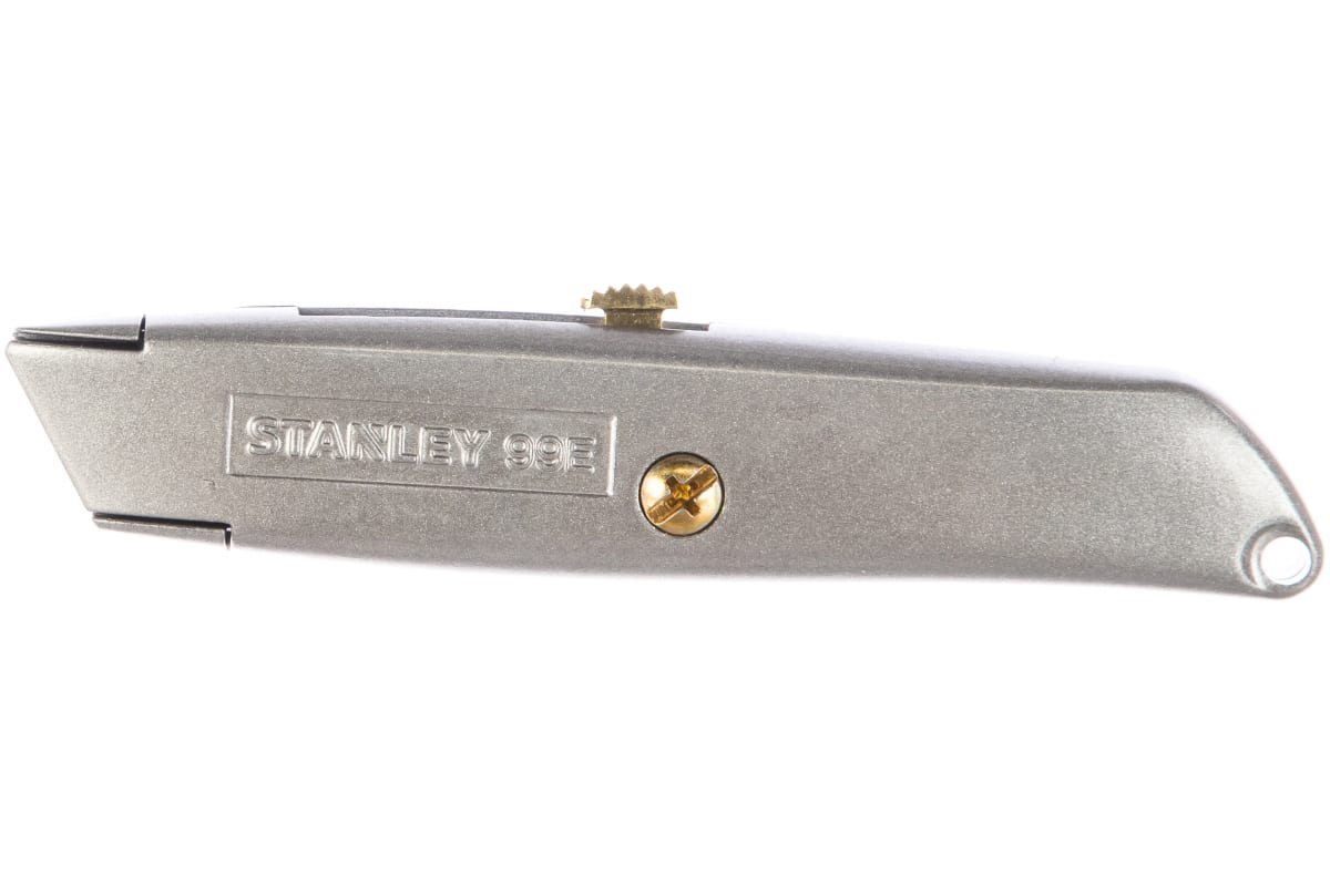 фото Нож со сменным лезвием трапеция металлический корпус 99e retractable stanley 2-10-099