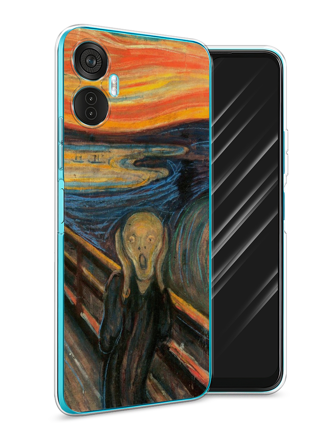 

Чехол Awog на Itel Vision 5 Plus "Крик", Оранжевый;синий;серый, 3201150-9