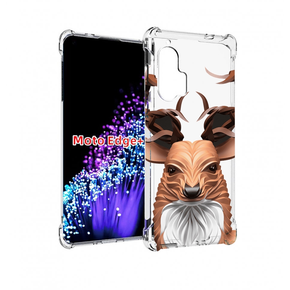 

Чехол MyPads 3D-олень для Motorola Edge+ Plus, Прозрачный, Tocco