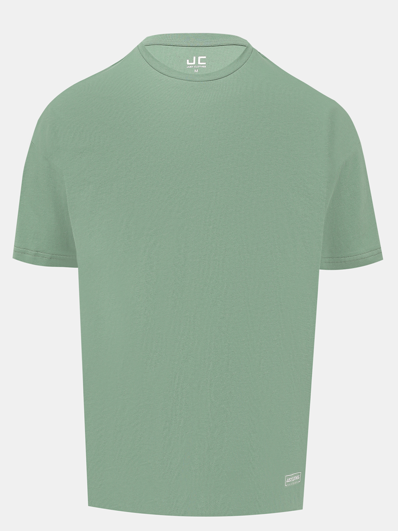 

Футболка мужская Just Clothes 000000446 зеленая 48 RU, Зеленый, 000000446