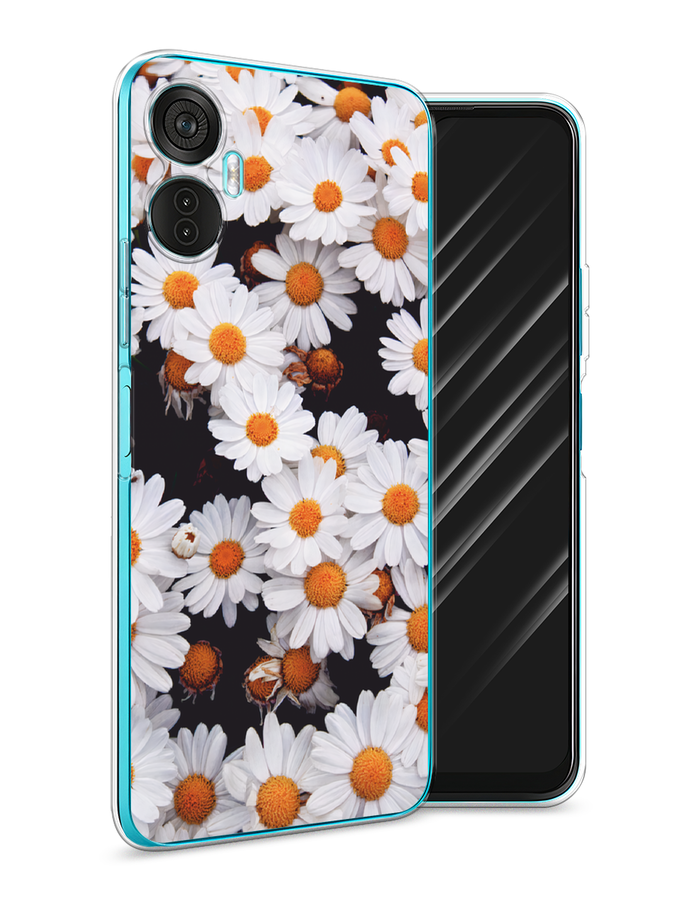 

Чехол Awog на Itel Vision 5 Plus "Ромашковое поле", Белый, 3201150-4