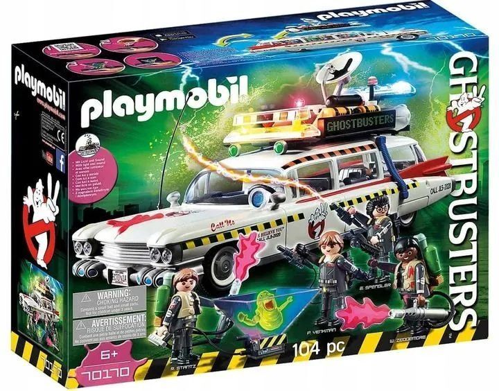 

Конструктор Playmobil: Ghostbusters Ecto-1A Охотники за приведениями - Машина 70170